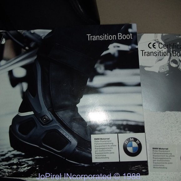 BMW Unisex Motorrad Gortex Stiefel Transition Boots Size 38 /6.5 726076791 - Picture 11 of 12